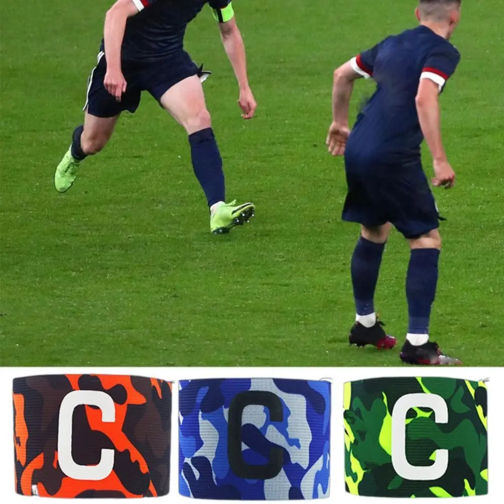 

Nylon Football Armband Professional Soccer Training Adjustable Soccer Arm Band Elastic Leader Match Football Armband