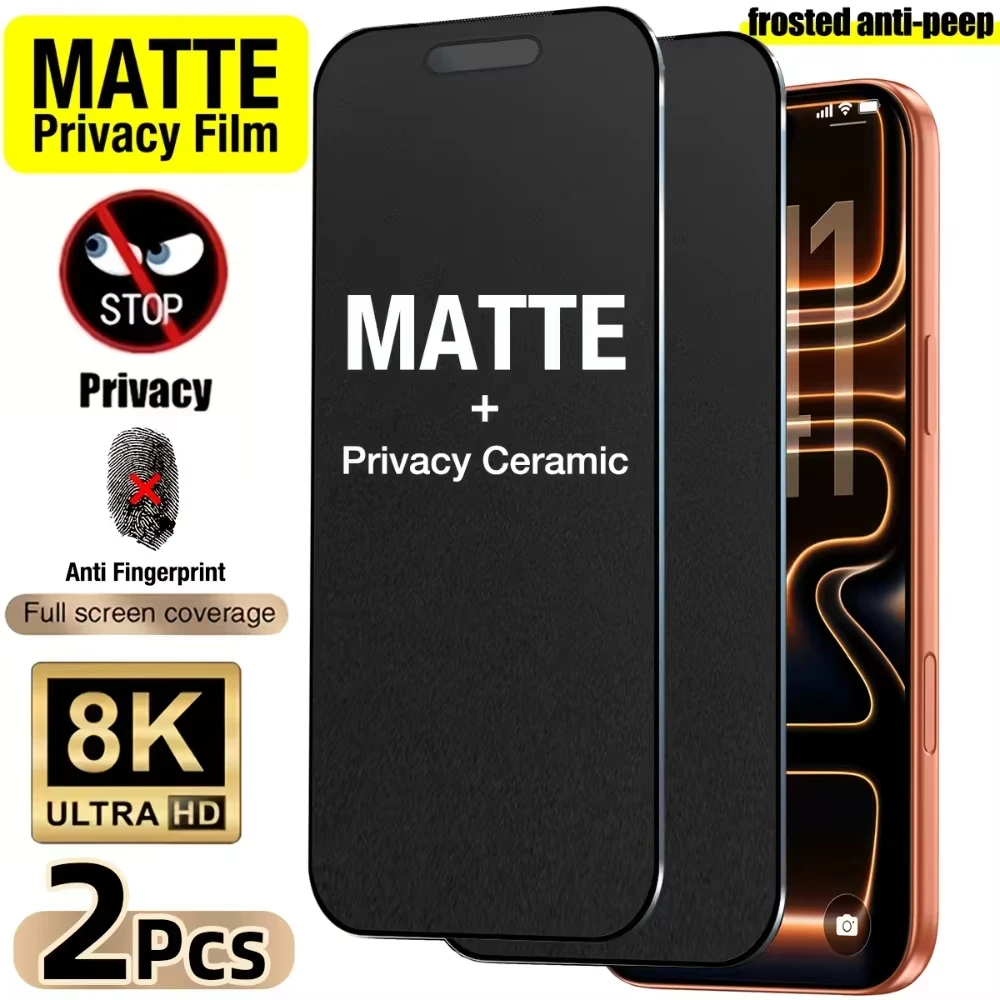 Matte Privacy Screen Protector - Soft Ceramic Film