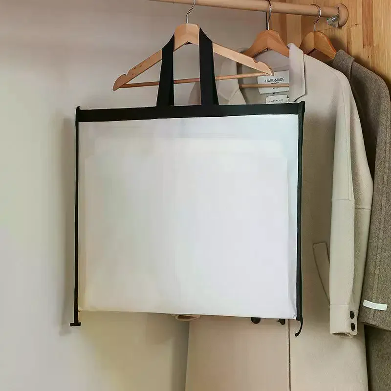 60x180CM 의류 방진 커버, 의류 수트 드레스 재킷 코트 커버 보호대, 여행 가방 수트 웨딩드레스 커버