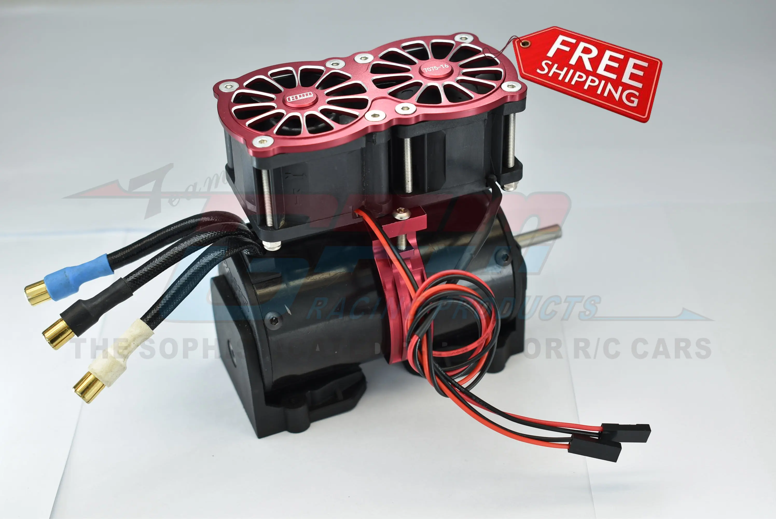 GPM 7075-T6 double high-speed cooling fan + adjustable bracket