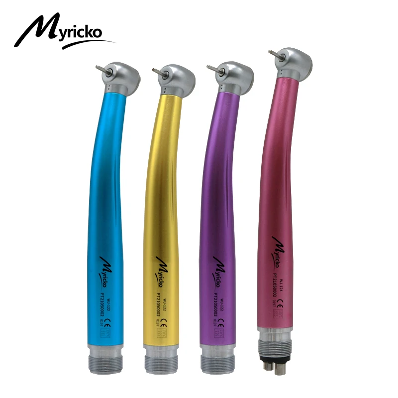 Dental Colorful High Speed Handpieces Single Water Spray Turbine