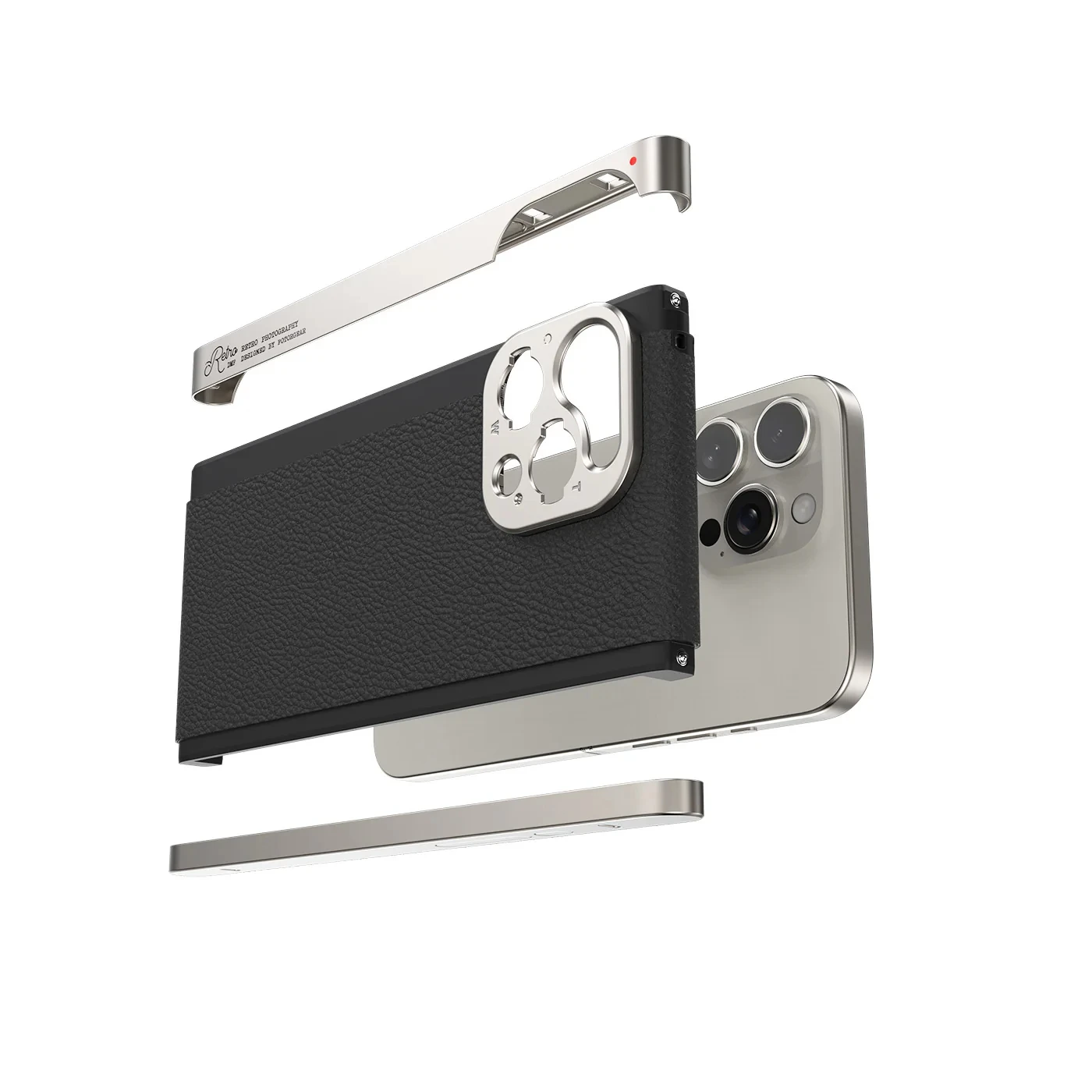 Fotorgear iPhone16 Pro用　ほぼ未使用 fotorgear Retro Photography Kits For iPhone 16Pro For iPhone