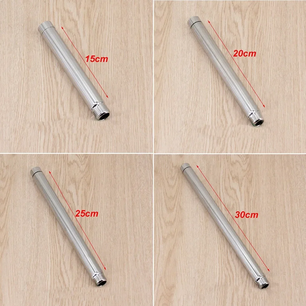 

Shower Head Extension Pipe Adjustable Shower Arm Stainless Steel Bathroom Shower Accessories Handheld Shower Head Extender