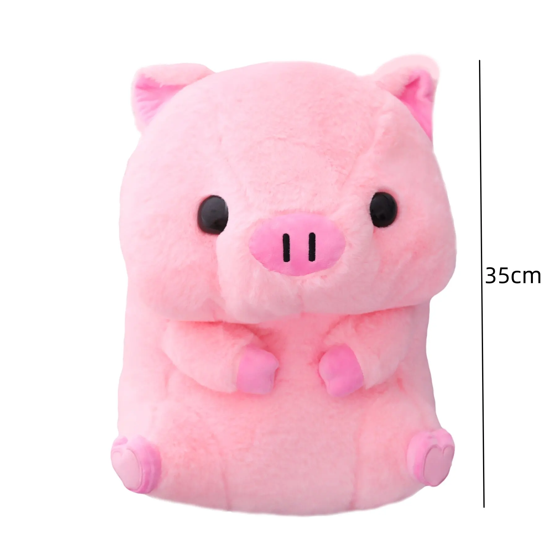 35cm Kawaii Pig Plush Toy Creative Stuffed Animals Pink Piggy Doll Girl Birthday Toys Girlfriend Cute Gift 6