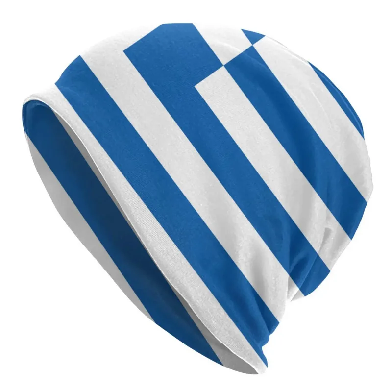

Winter Warm Flag Of Greece Bonnet Femme Slouchy Beanie Hat Cool Outdoor Ski Skullies Beanies Caps for Men Women