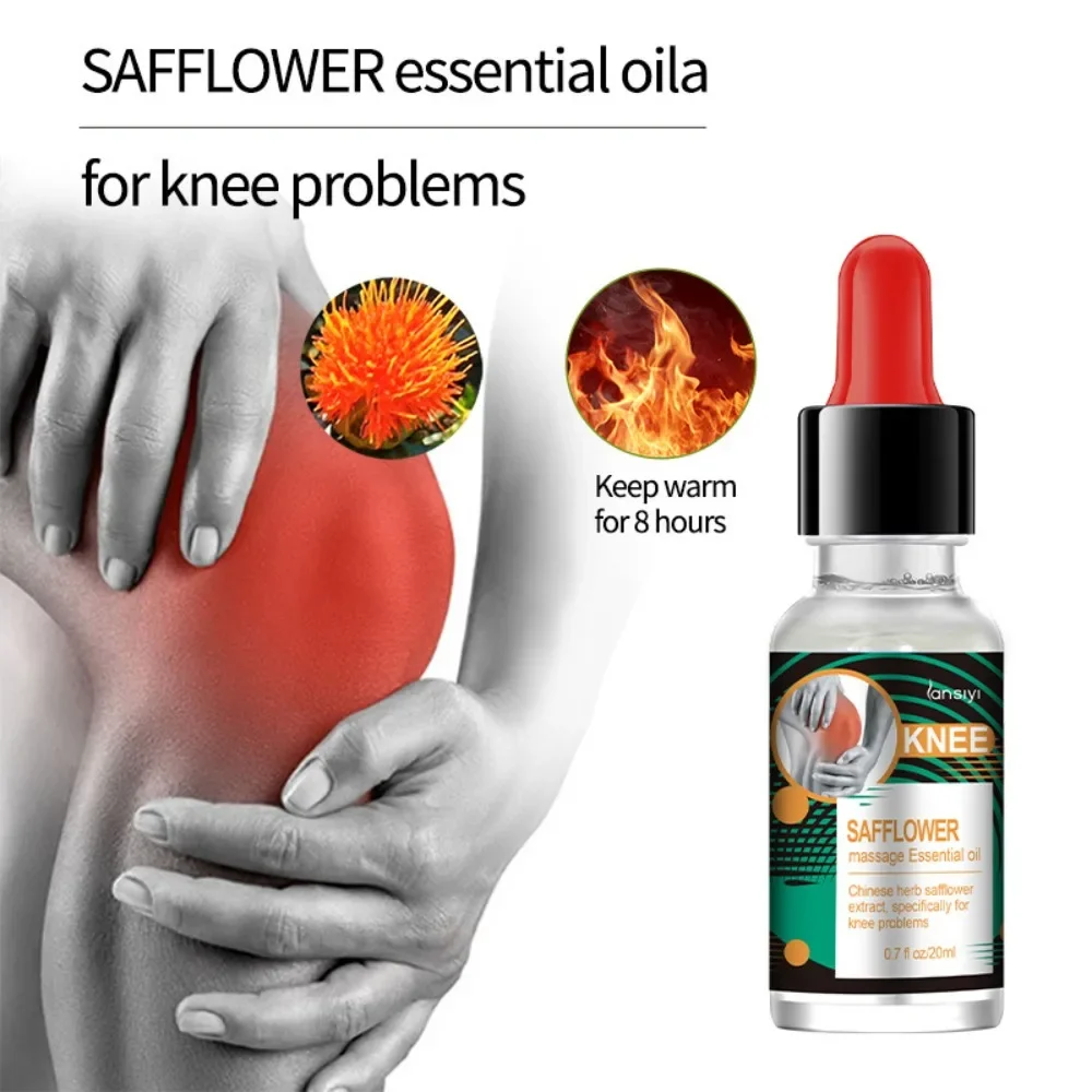 PlantExtractedSaffronOilKneeMassageEssentialOilRapidRelief