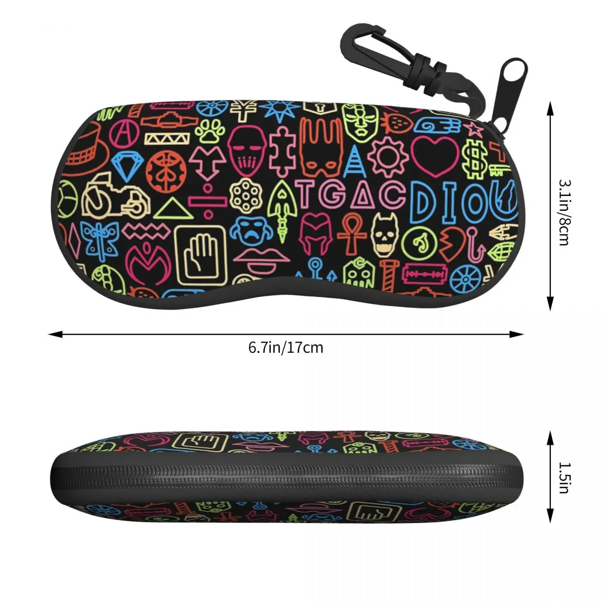 Adventure Glasses Case Fashion Japan Anime Manga Reading Storage Box Ultra Eye Contacts Case