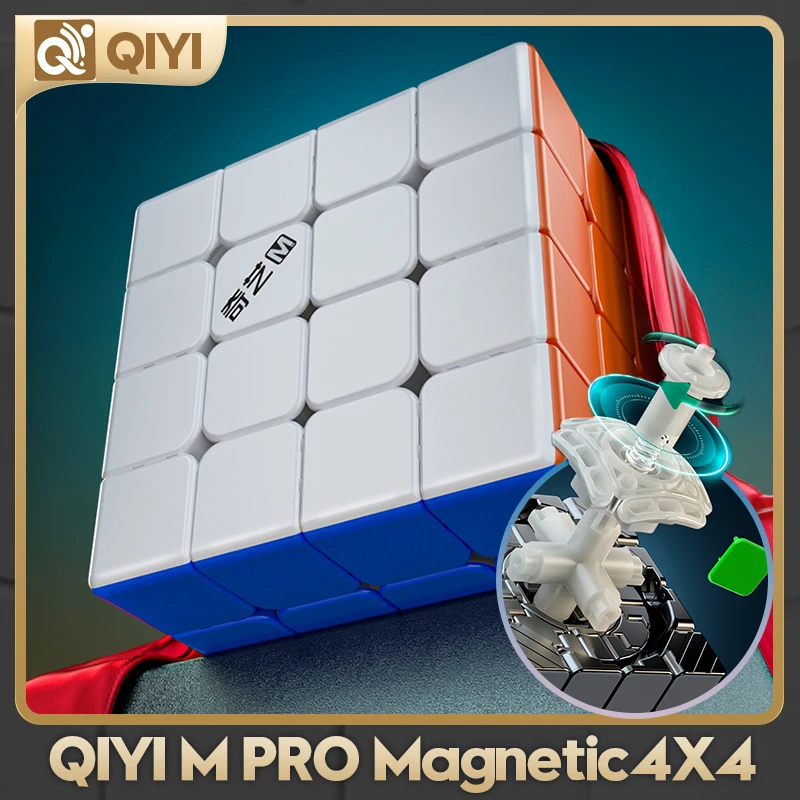 QiYi M Pro Magnetic 4x4x4 Magic Cube Professional 4x4 Speed Puzzle Children's Fidget Toys