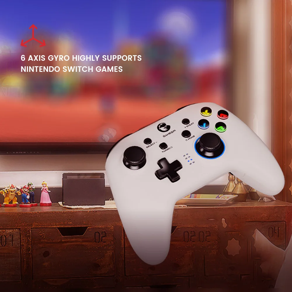 GameSir T4 Pro ȭƮ  Ʈѷ, 2.4G   е, ٵ ġ PC ڵ Ŭ ӿ, 2023 ǰ