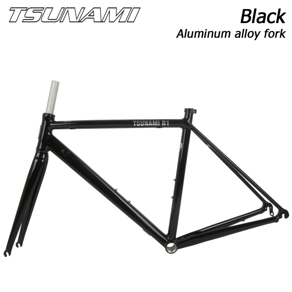 TSUNAMI-Road Bicycle Frame, R1 Aluminum Alloy, 700C Rim Brake, C