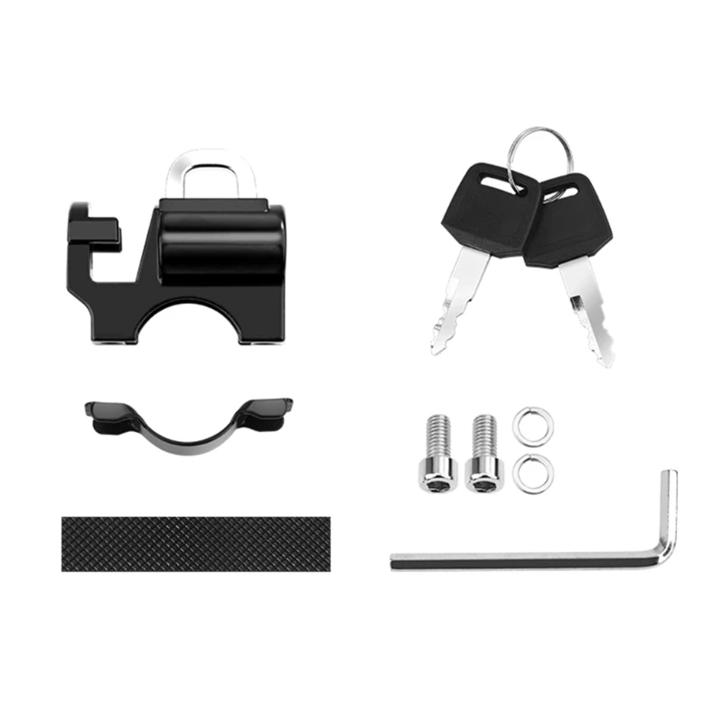 Uprgades Helmets Lock set Heavy Duty Helmets Locks Metal Lock set for Motorcycles Drop Shipping