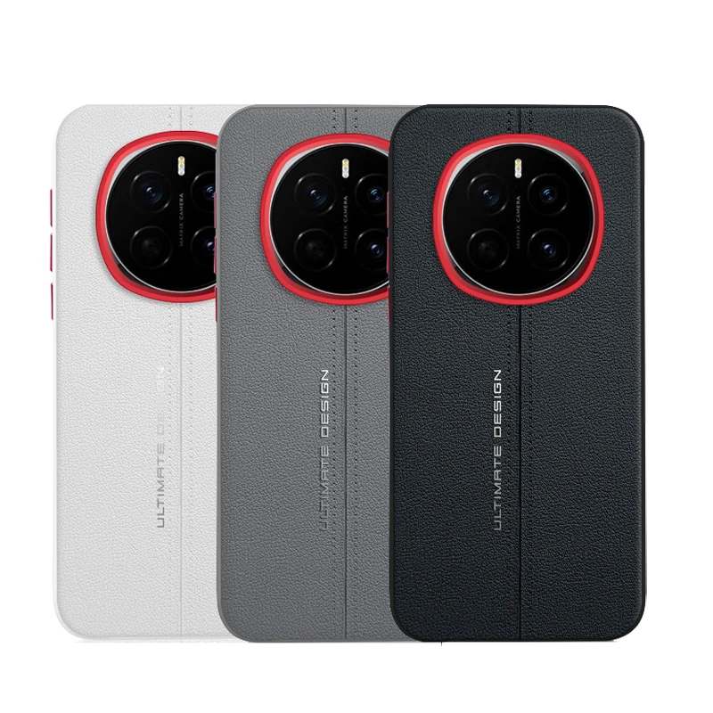Premium Business PU Leather Slim Cover with Soft TPU Edge