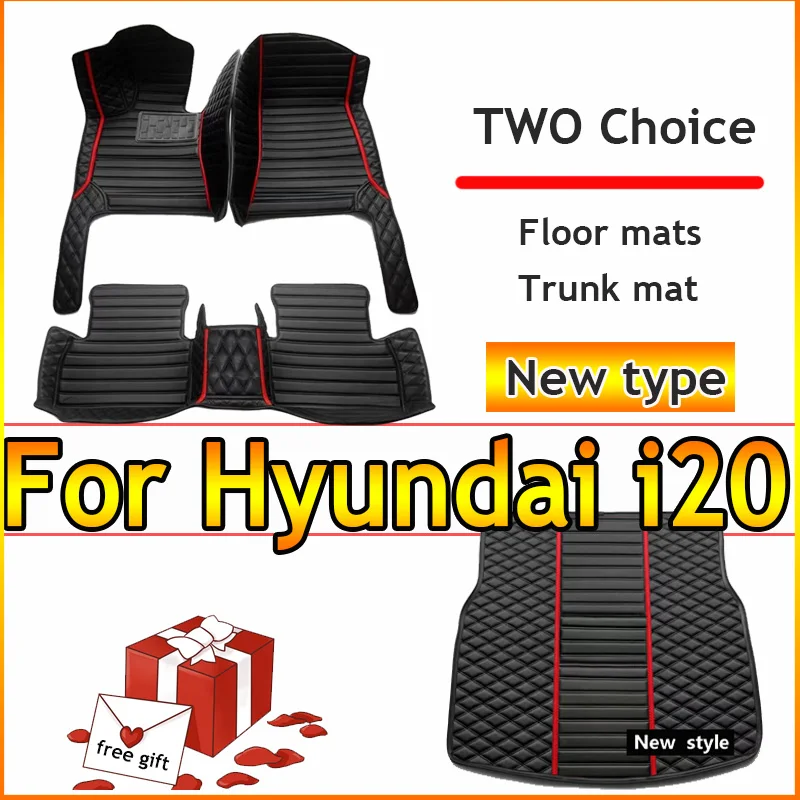 

For Hyundai i20 BC3 2021 2022 2023 5seat Car Floor Mats Dustproof Rug Europe Version Carpets Alfombrillas Coche Car Accessories