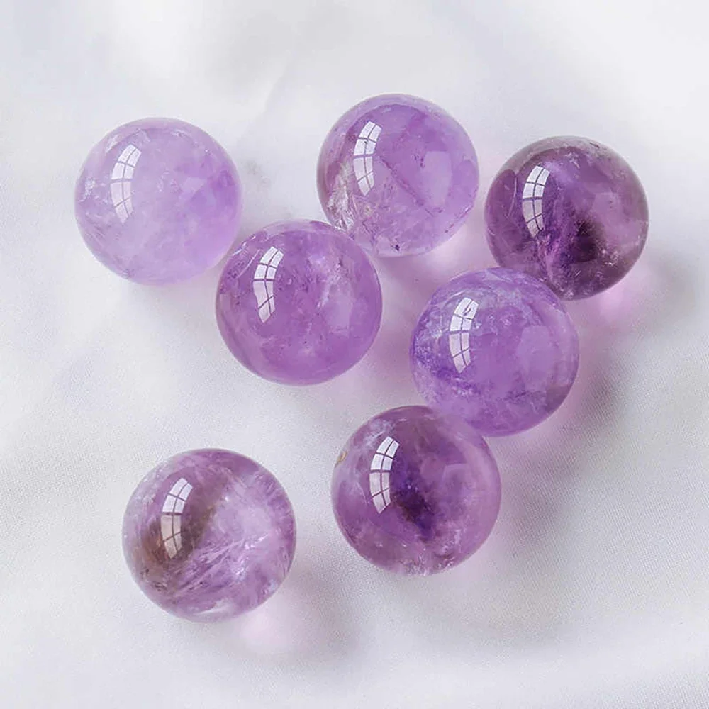 1-4Pcs 크리스탈 유리 공 직경 30mm 단색 장식 공 물고기 탱크 수족관 DIY 게임 공예 홈 장식품
