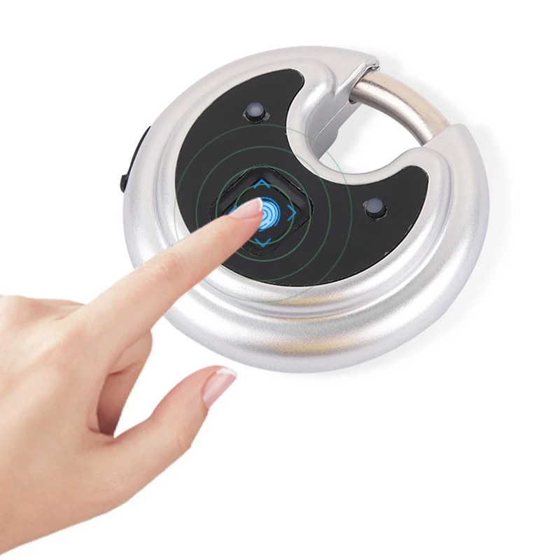 

Fingerprint Locker Lock Small Lock Keyless Biometric-Water Resistant Digital Fingerprint Padlock USB Rechargeable Padlock