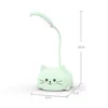 Cute Pet Pig Mini Night Light USB Charging Folding LED Small Table Lamp Student Learning Eye Protection Book Lamps Bedside Decor 6