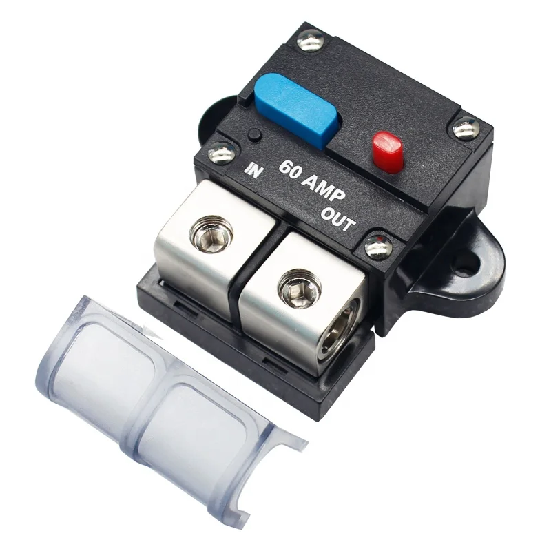 

（1 Pack）48V 60A Car Auto Boat Audio Stereo Manual Reset Circuit Breaker