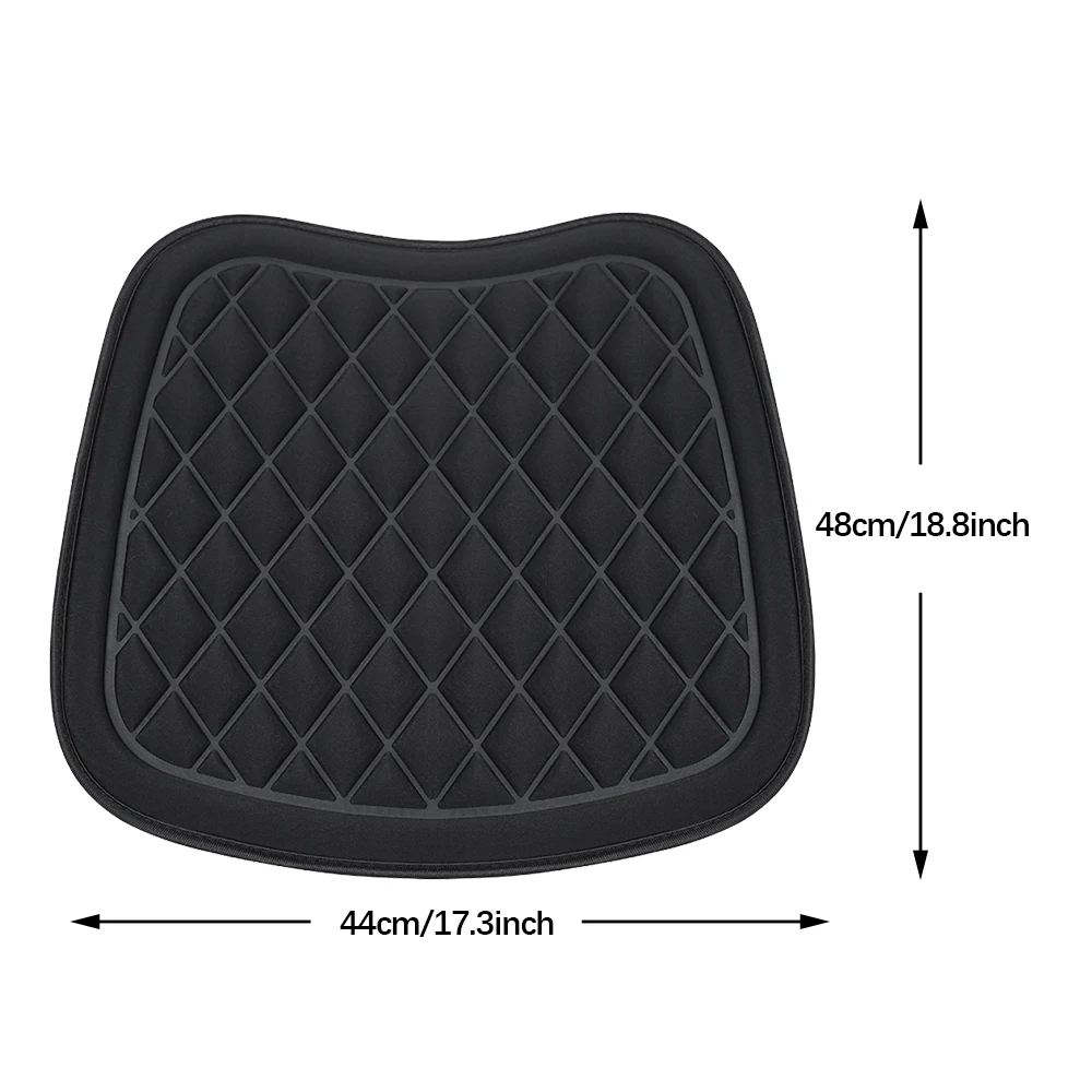 Car Seat Cushion Driver Seat Breathable Cushion Car Comfort Memory Foam Cushion Non-Slip Rubber for Vehicles Office Chair Home