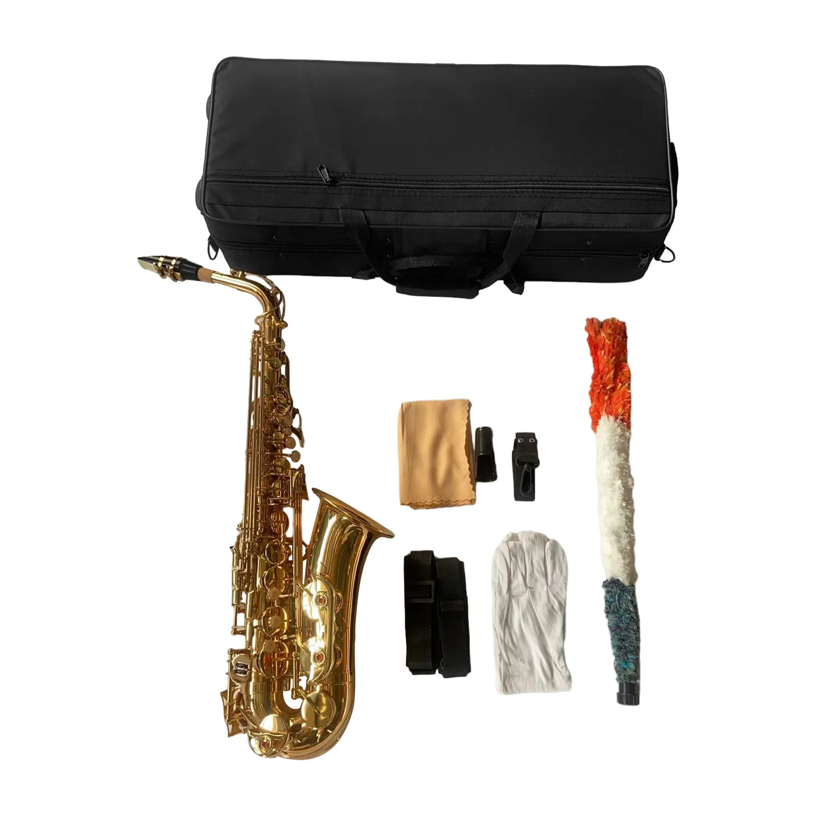 

Альт-саксофон Golden Eb, Sax, латунный корпус, белый корпус, клавиши, деревянный духовой инструмент с бриллиантом