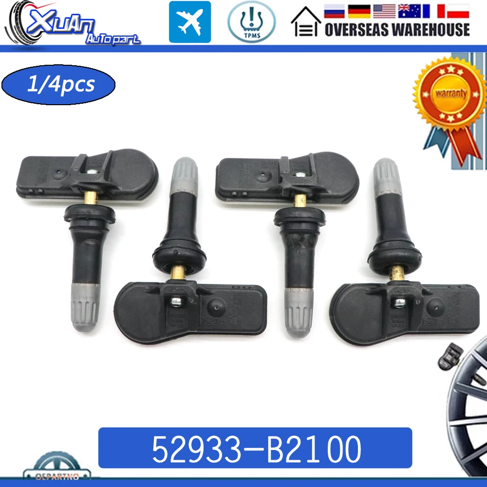 

Система мониторинга давления в шинах 52933-B2100 52933B2100 TPMS для Kia Soul Sedona Hyundai I10 Creta 13-19 433 МГц