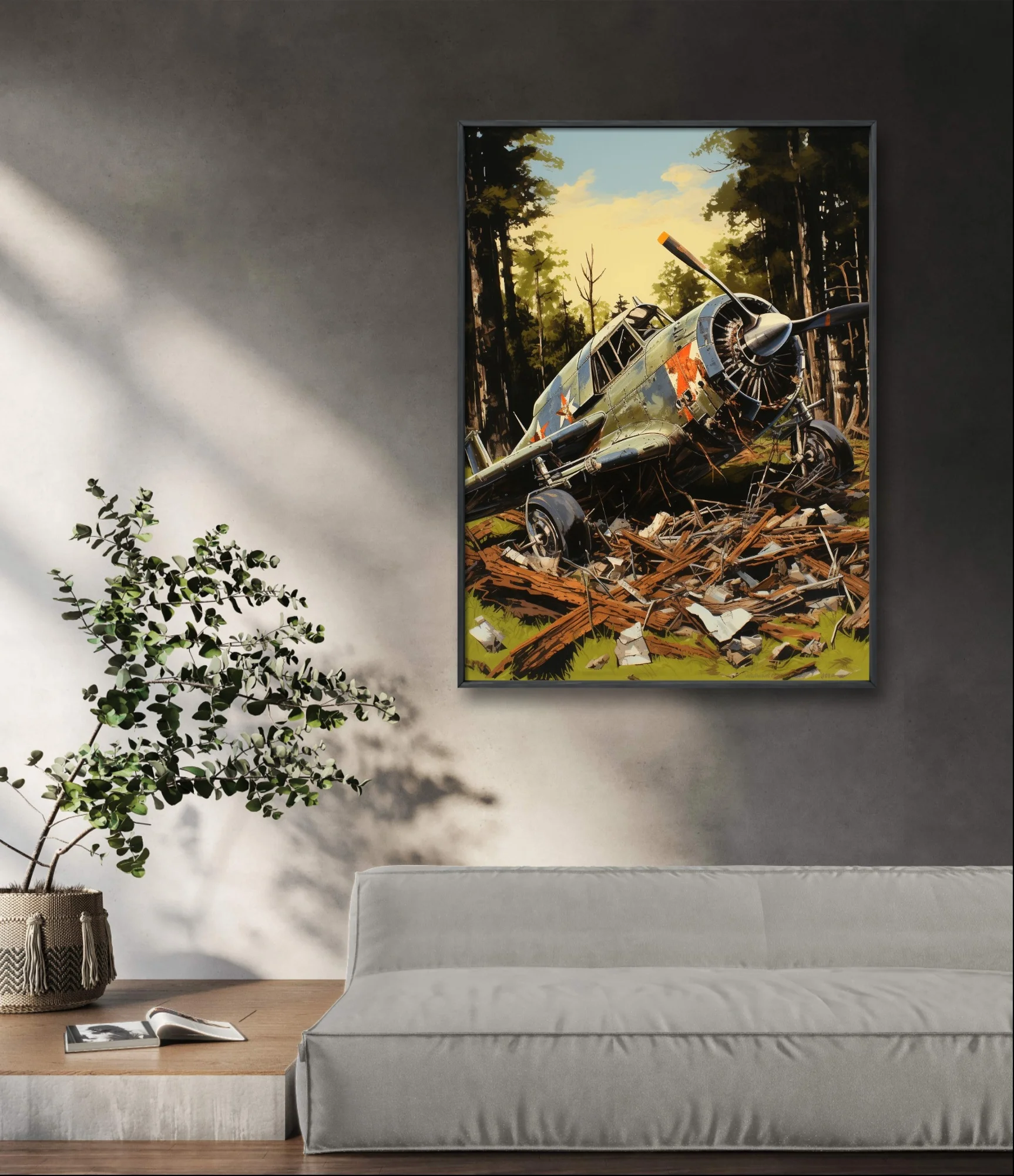 Рисунок 3 - Картина из страз 5D с изображением истребителей