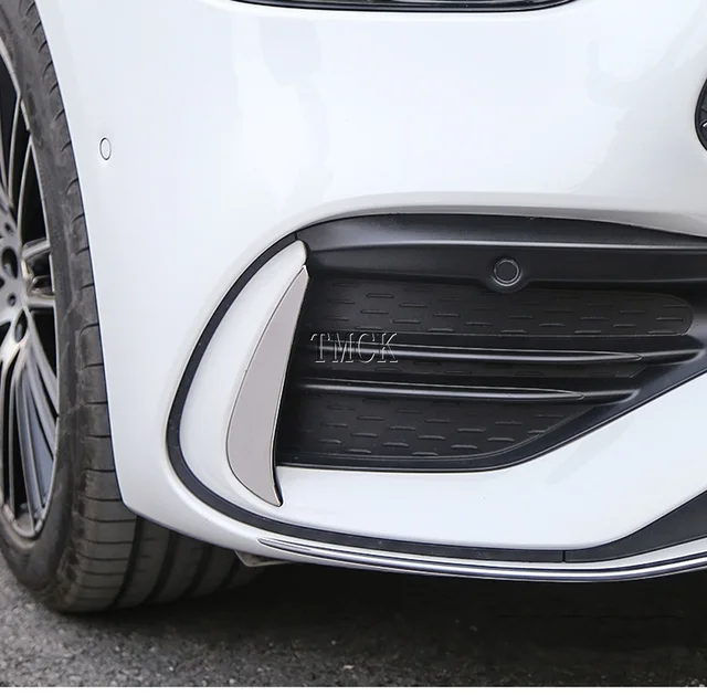 Für Mercedes Benz C Klasse W206 2022 + Auto Zubehör Frontschürze Lip Grille  Splitter Spoiler Canard Nebel Lampe Abdeckung trim Streifen - AliExpress
