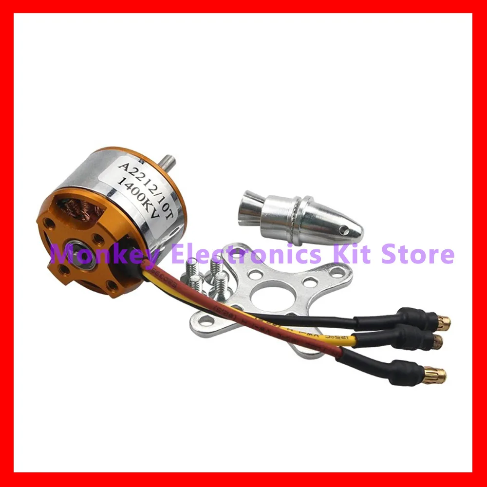Moteur brushless 1000KV-2700KV avec dissipateur thermique, adapté aux RC voiture bateau avion