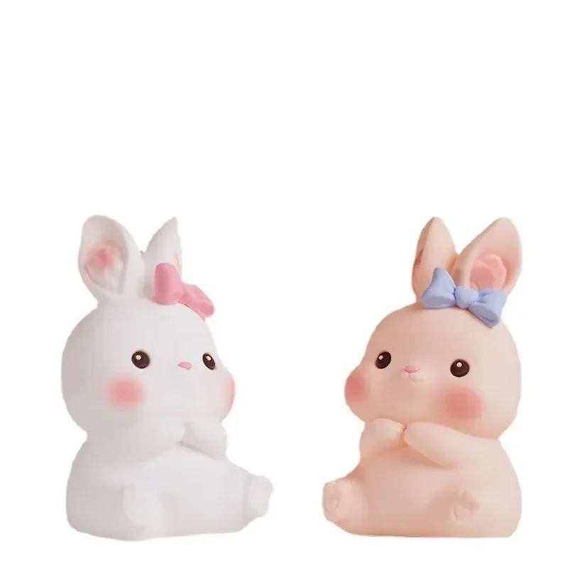 New Product Rabbit Night Light Cute Rabbit USB Remote Control Silicone Pat Light Novelty lamp