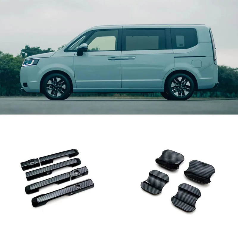 

For Honda Stepwgn Spada Air RP8 2022 2023 Handle Decorative Cover Door Bowl Anti-scratch Device ABS Carbon Styling Accessories