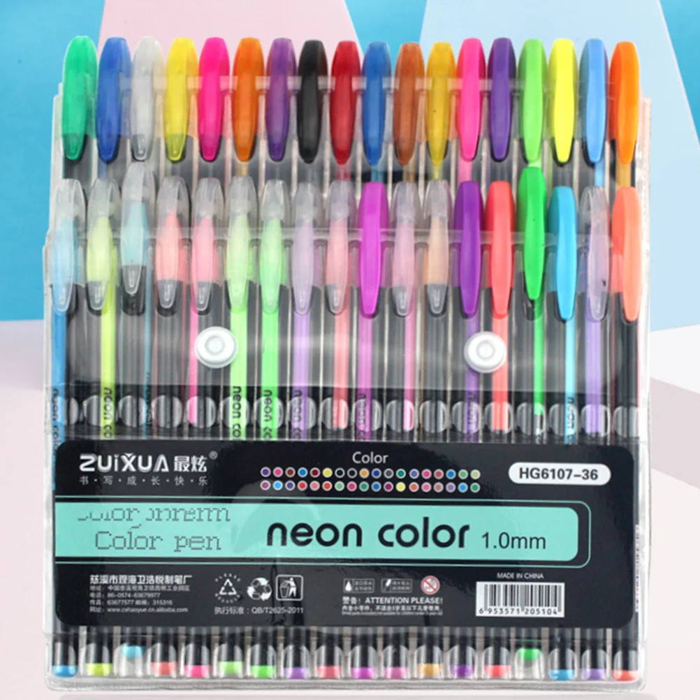

Ручка гелевая неоновая для рисования, 10 мм, 48 цветов