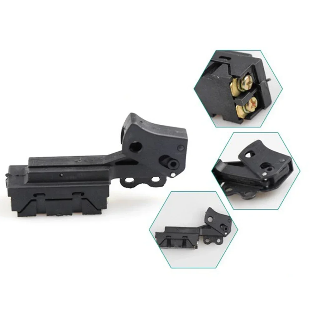 Non-Lock SPST Trigger Switch Replacement For 255 Cut Off Machine & Mitre Saw – Lightweight, Easy Install, Plastic & Metal Build