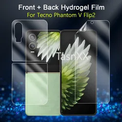 Dual - Sided Ultra Clear Hydrogel Film Screen Protector - Soft & Self - Healing for 3 Pack (Phantom V Flip2)