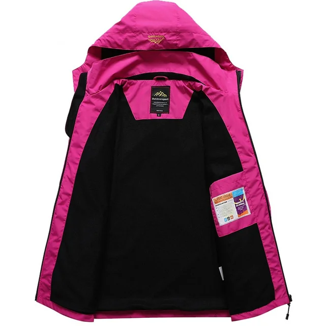 여성용 방수 하이킹 트레킹 재킷, 봄 가을, 바람막이, 무료 배송