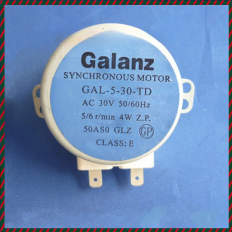 Microwave Oven Spare Parts GALANZ microwave oven Parts GAL-5-30-TD GAL-5-30-TD(1) 4W AC 30V 50/60Hz 5/6/min turntable synchronous motor