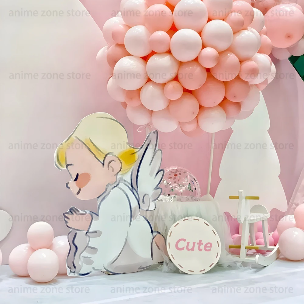 Blessing Babies Japan 【Balloon Angel】 Angel Baby Shower Decoration 18/24/36inch Angel Cutout Board