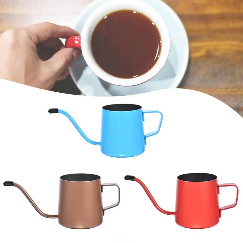 

Mini Coffee Hand Wash Pot Coffee Teapot Tea Tools Stainless Steel Coffee Pot Swan Neck Thin Mouth Coffee Tool Kitchen Accessory