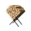 Firewood Rack Indoor for Fireplace Wood Storage,X-Shaped Firewood Log Holder OutdoorHeavy Duty Log Stacker Stand Storage Carrier 1