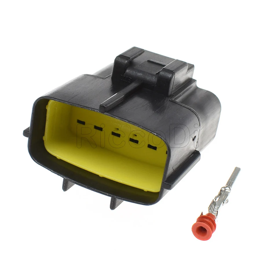 Connettore Elettrico Auto - 5 Set 4 Pin, In Nylon E Gomma Siliconica, Per Moto, Barche E Veicoli Connettori Elettrici Impermeabili - Foto 4