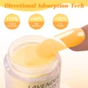 6 x 0.5oz Large Capacity Yellow Orange Red Colors Air Dry Dipping Powder Set Long Lasting for Salon Nail Art 6