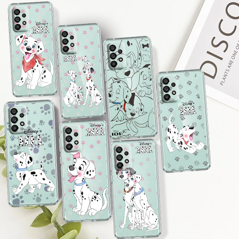 

101 Dalmatians Cute For Samsung A14 A54 A34 A73 A53 A33 A23 A13 A32 A72 A52 A32 A22 A03 Silicone Transparent Phone Case Fundas