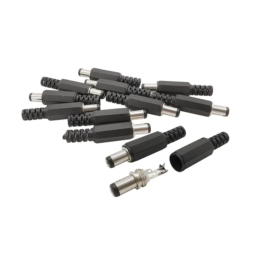 10Pcs DC Power Jack Plug Connectors - 5.5mm X 2.5mm Male Female Set for DIY Electric Projects and Charging Adapters Description Image.This Product Can Be Found With The Tag Names 55mm x 21mm dc power cable female connector plug, 55mm x 21mm female male dc power connector jack