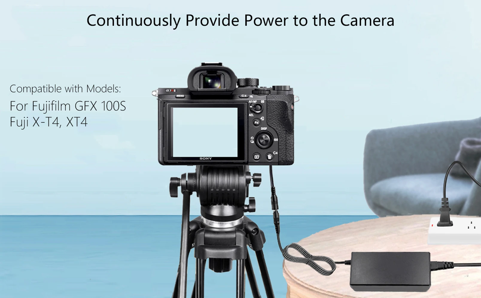Manequim Bateria 8v 3a com Adaptador de Alimentação ca para Fujifilm X-t4 Dfx 50sii Gfx 100s Câmera Np-w235 Bateria Np-w235 - Image 6