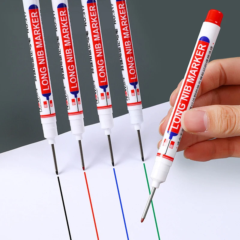 1/3Pcs Permanent Paint Pen Set for Wood Rock Plastic Leather Glass Stone Metal Canvas Ceramic Deep Hole Marker 0.7/1/2.5mm