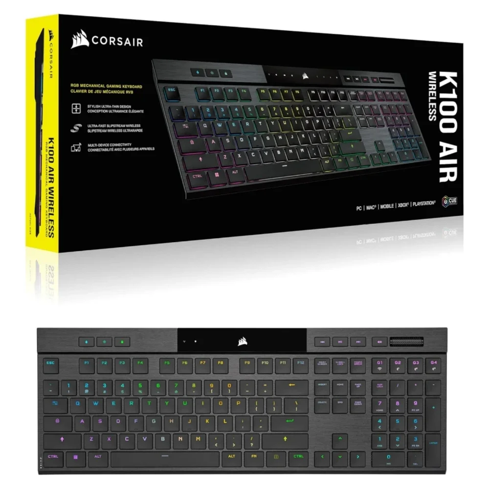CORSAIR K100 AIR ジャンク Corsair K100 AIR Wireless RGB Mechanical Gaming Keyboard
