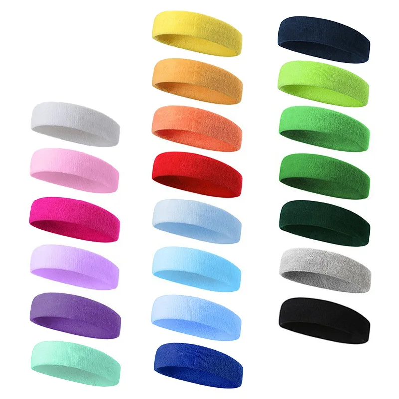 Sports Headbands Breathable Absorbent Soft Smooth Outdoor Yoga Run Accessories