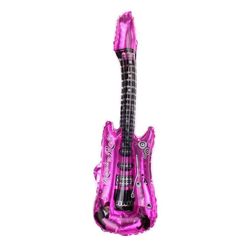 Inflatable Rock Star Party Props: Guitar, Saxophone, Keyboard & Piano Balloons