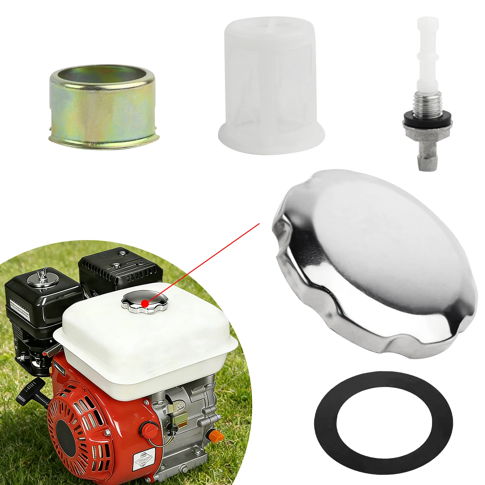 Olvídate De Las Fugas De Gasolina: Paquete De 2 Filtros Para Honda GX160, GX200 Y Más. ¡Protege Tu Motor!