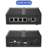 SZBOX G30S  Alder Lake-N100 Fanless Router 4* i226 2.5 LAN Windows 11 DDR5 NVME SSD pfSense Router OPNsense Firewall Server 1