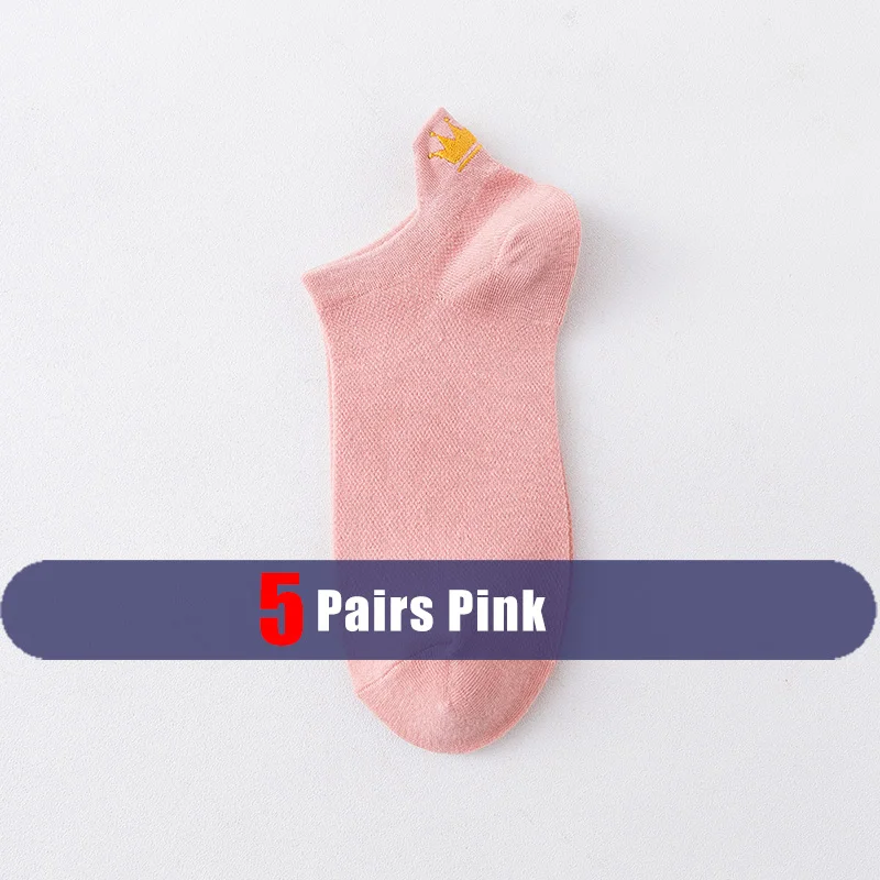 5 Pairs Pink