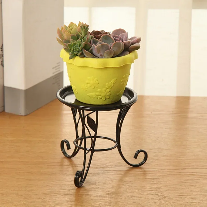 Metal Plant Stands Indoor 13.5cm Tall Vintage Corner Plant Stand Holder & Display Rack For Outdoor Garden